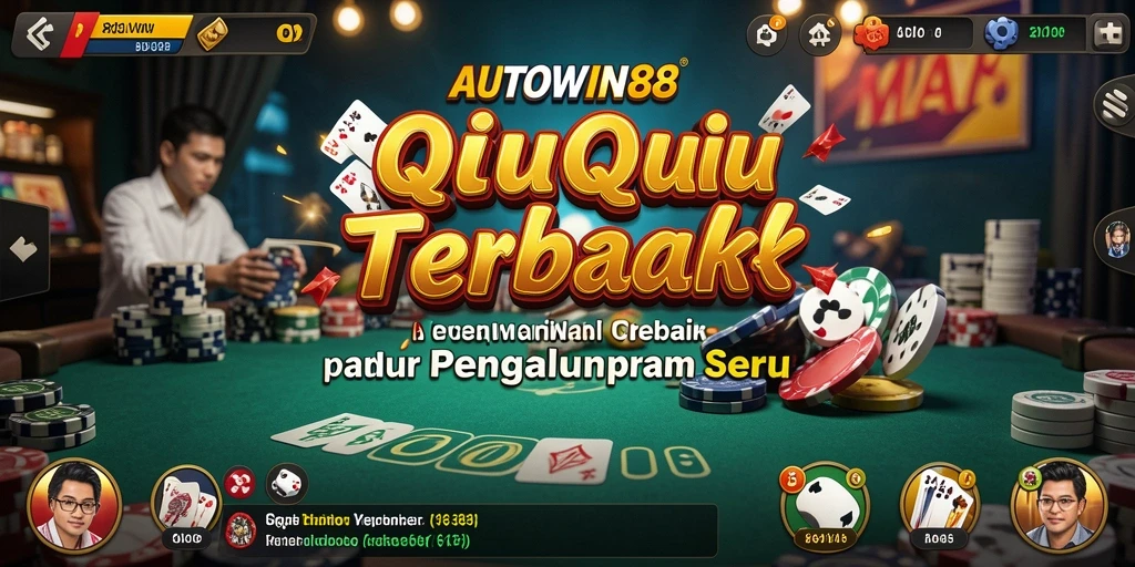 Tampilan menarik dari gameplay QiuQiu di AUTOWIN88.