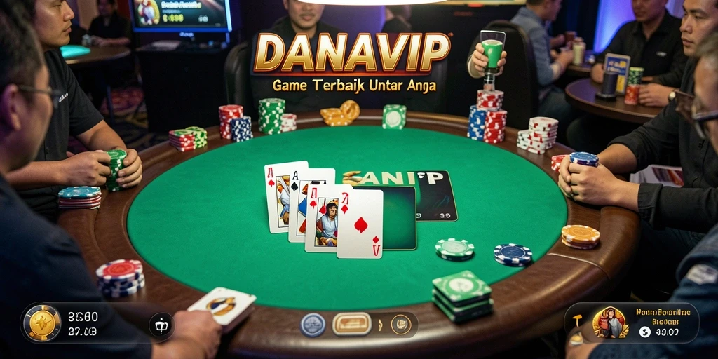 Tampilan gameplay poker yang menarik dan penuh strategi.
