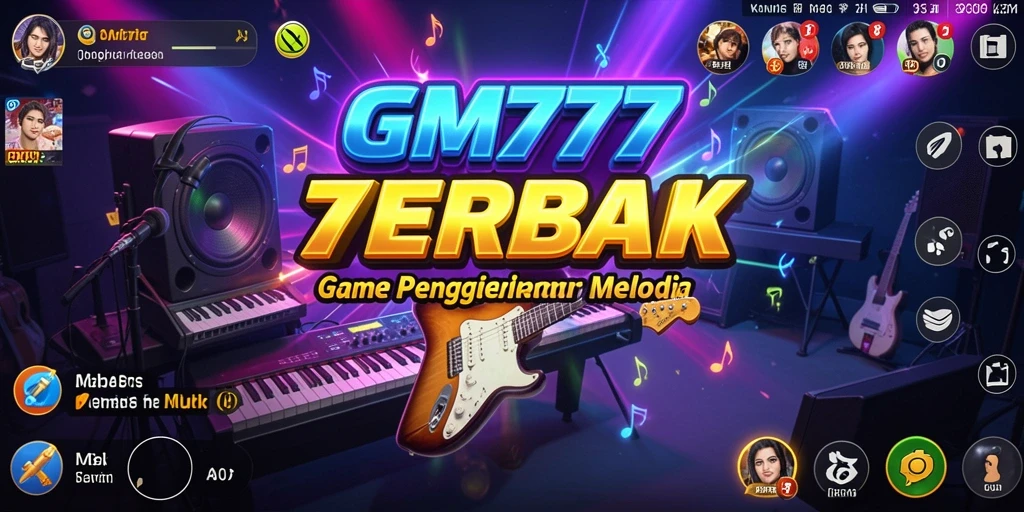 Tampilan gameplay GM777 yang penuh warna dan interaktif.