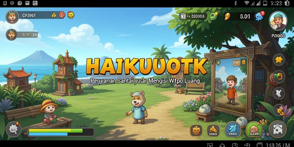 Screenshot gameplay HAIKUOTK yang menunjukkan keseruan bermain.