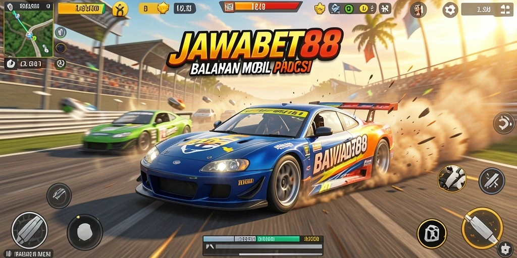 Gameplay balapan seru di JAWABET88 dengan visual menakjubkan.