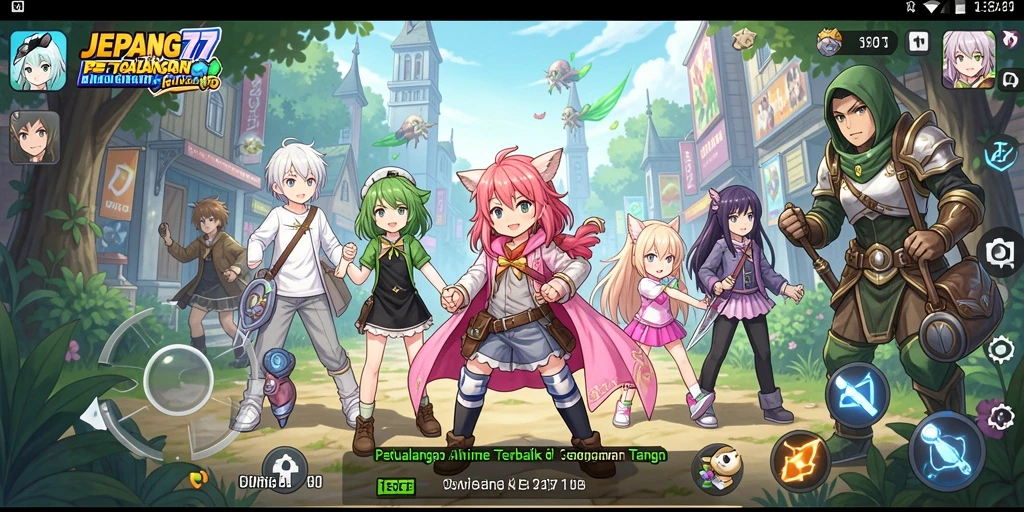 Gambaran gameplay menarik di dunia Anime JEPANG77.