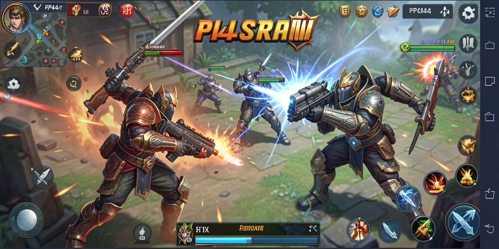 Tampilan gameplay PP444 yang seru dan penuh strategi.