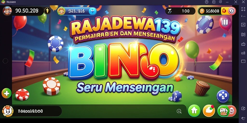 Screenshot utama RAJADEWA138 menampilkan keseruan gameplay Bingo.