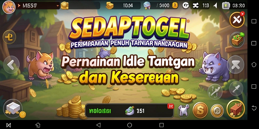 Tampilan gameplay SEDAPTOGEL yang menarik dan interaktif.
