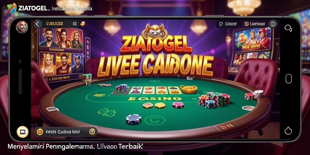 Tampilan gameplay ZIATOGEL yang menarik dan mendebarkan.